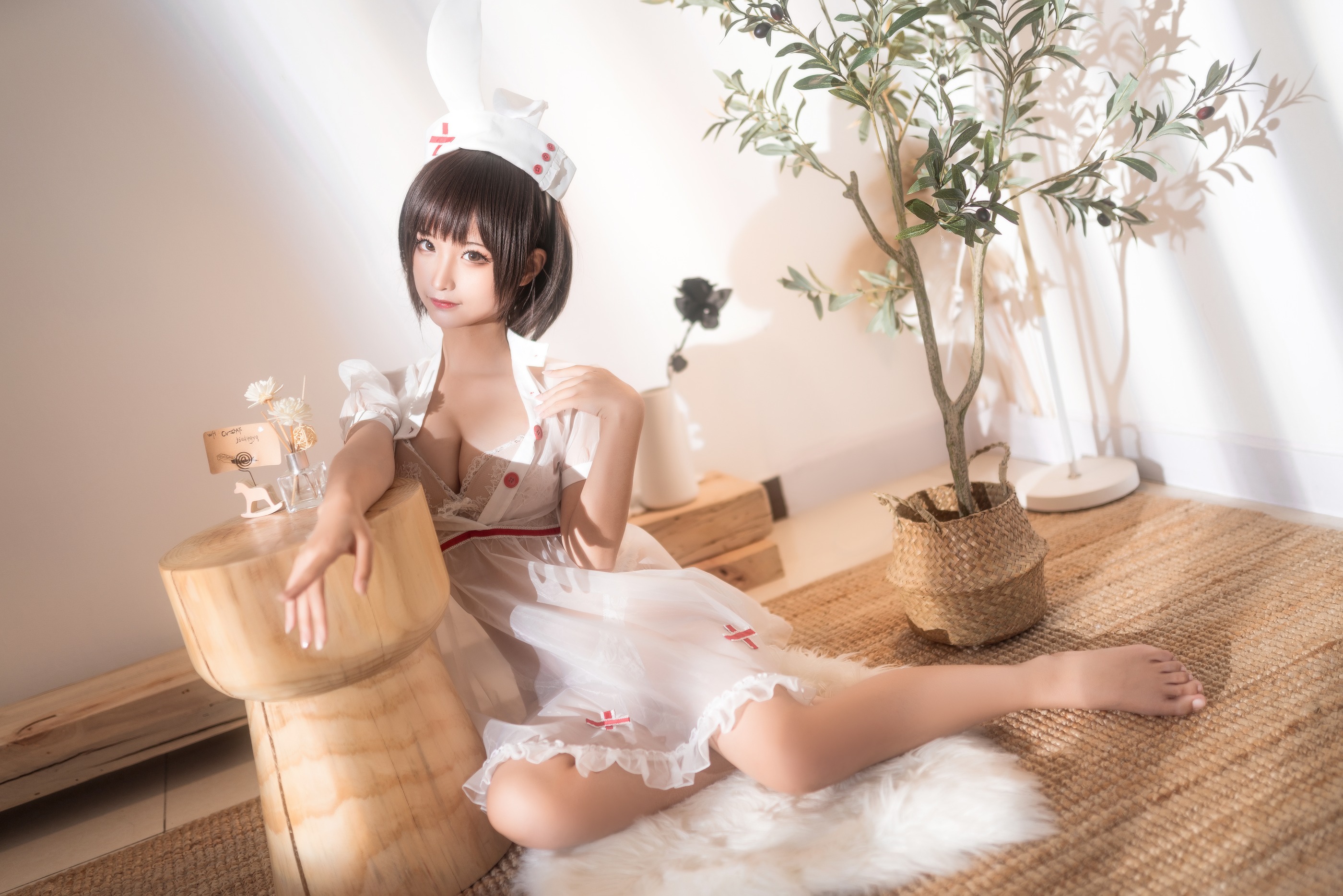 图片[1]-蠢沫沫 – NO.091 透明护士 [60P]-XikXak